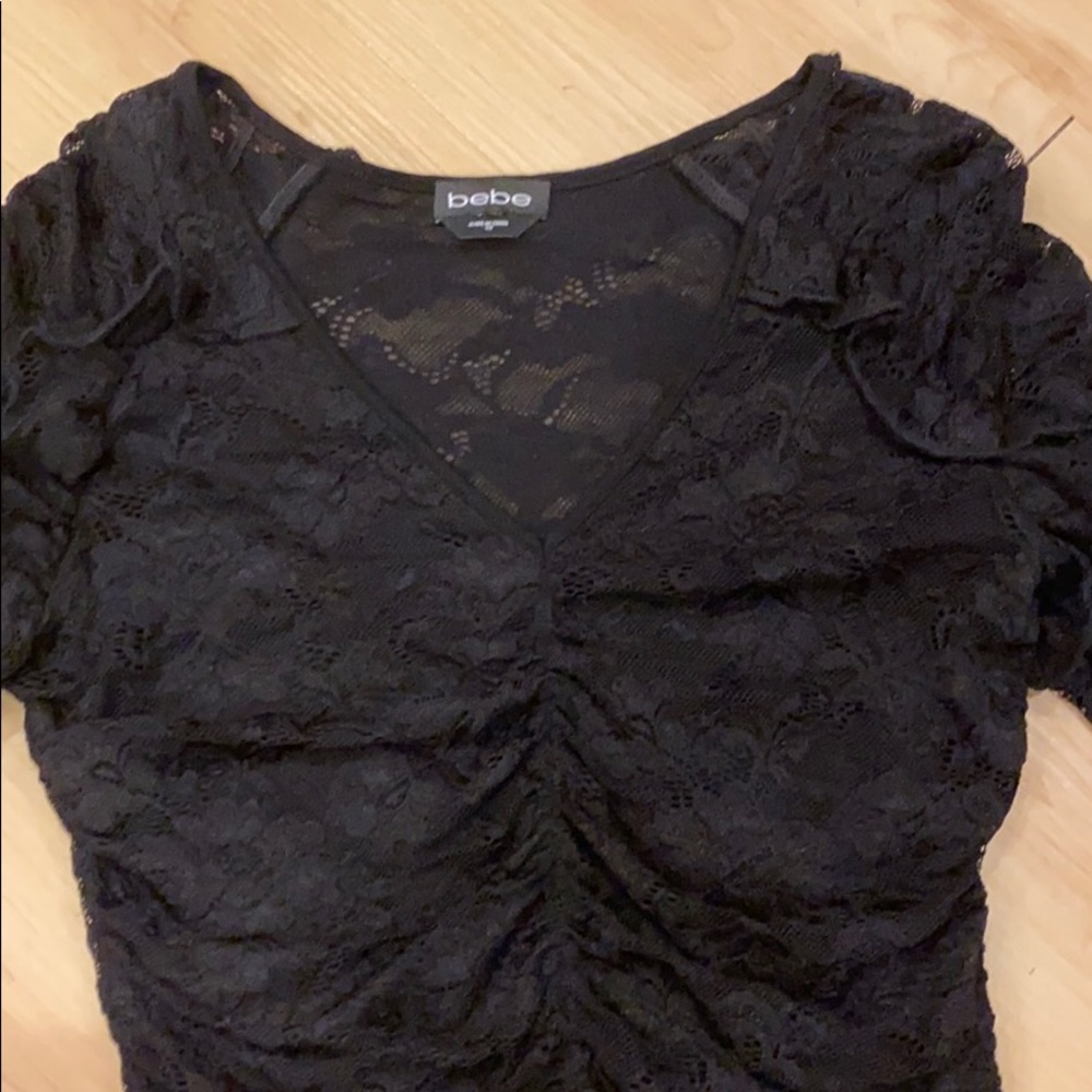 Bebe lacy top